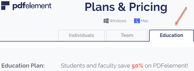 Student Plan