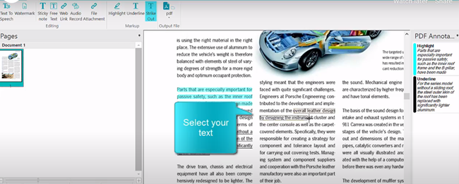 Highlight And Underline Texts