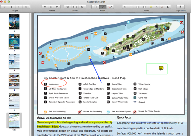 Make Comments on Mac